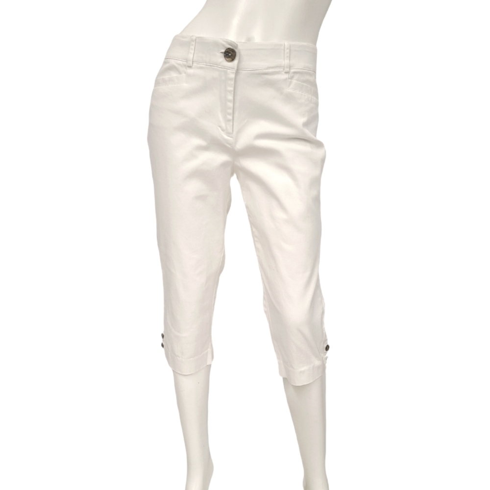 Studio Works white Capri Pants Size 8P